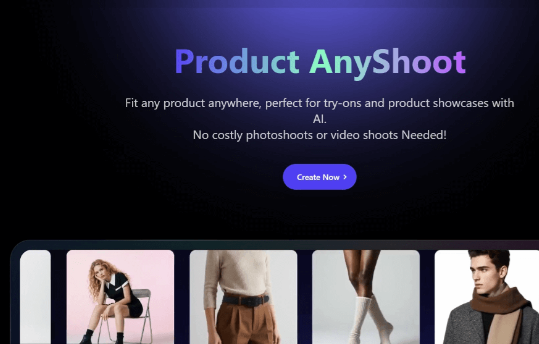 Product AnyShoot 推出的AI电商产品视频生成工具,电商视频神器