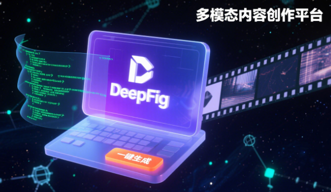 DeepFig一键生成图文视频,多模态内容创作平台